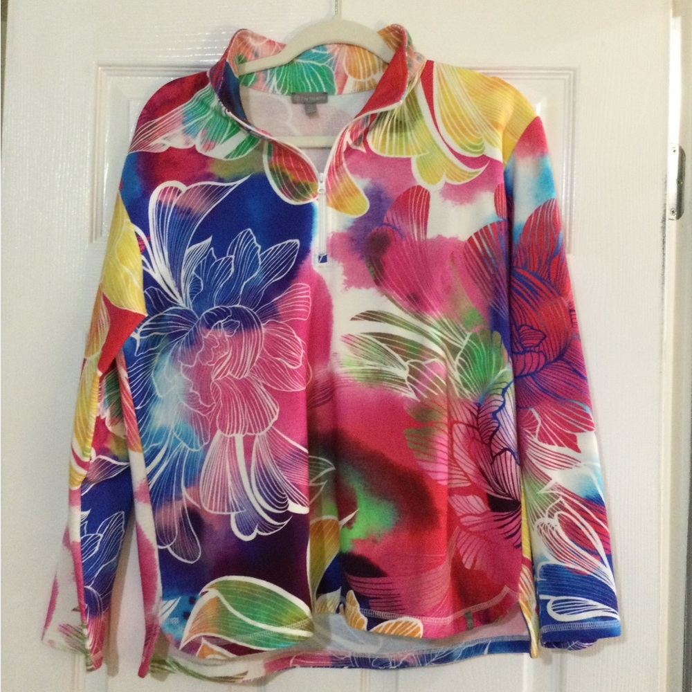 Talbots half zip sweatshirt (Petite L)
